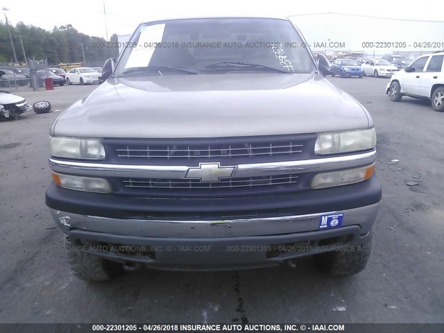 2GCEK19T321134611 - 2002 CHEVROLET SILVERADO K1500 Pewter photo 6