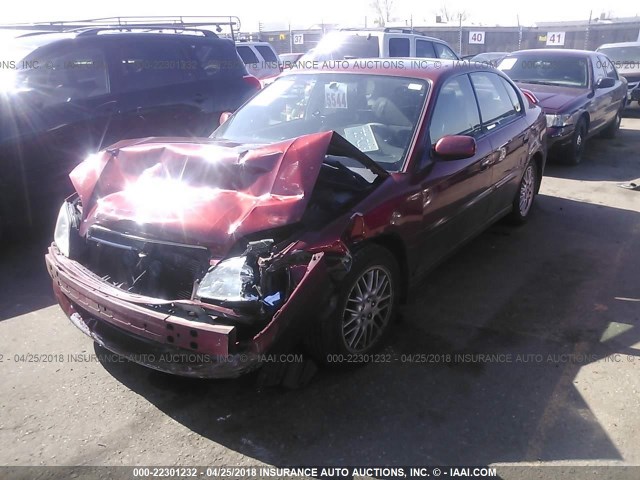 4S3BE635836214272 - 2003 SUBARU LEGACY L/L SPECIAL MAROON photo 2