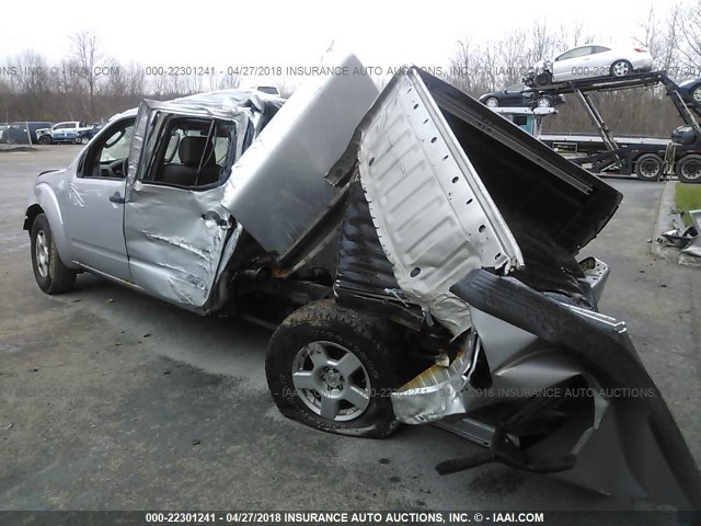 1N6AD07W45C431740 - 2005 NISSAN FRONTIER CREW CAB LE/SE/OFF ROAD SILVER photo 6