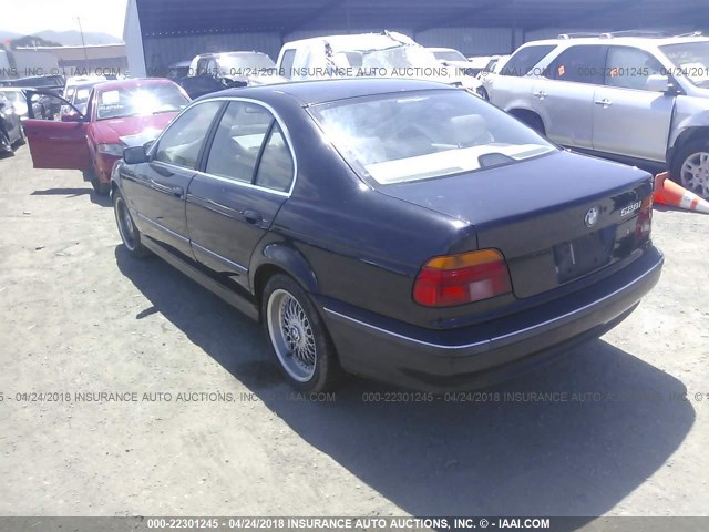 WBADD6327WGT95278 - 1998 BMW 528 I AUTOMATIC BLACK photo 3
