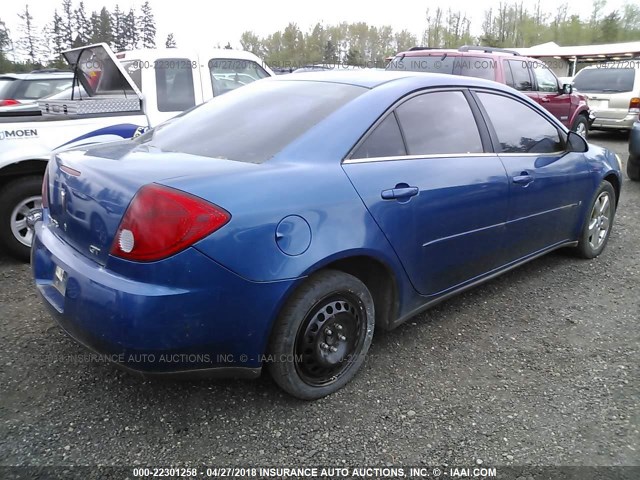 1G2ZH558264138348 - 2006 PONTIAC G6 GT BLUE photo 4