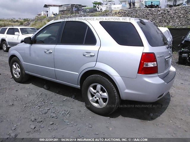 KNDJD736175715240 - 2007 KIA SORENTO EX/LX SILVER photo 3