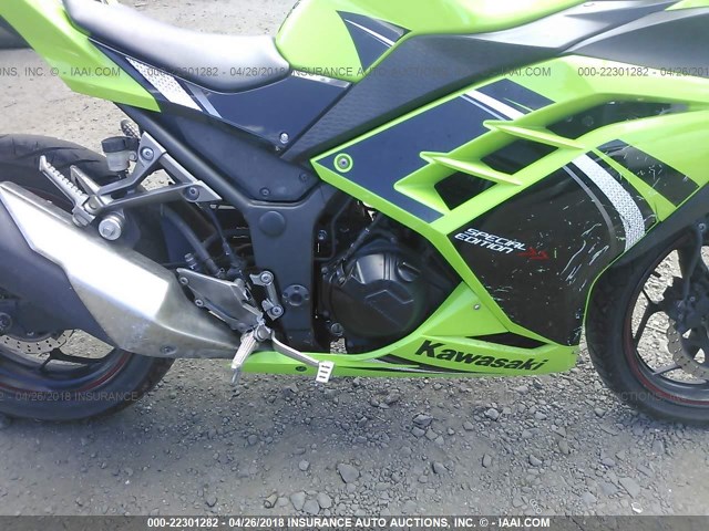 JKAEX8B14EA001962 - 2014 KAWASAKI EX300 B GREEN photo 8