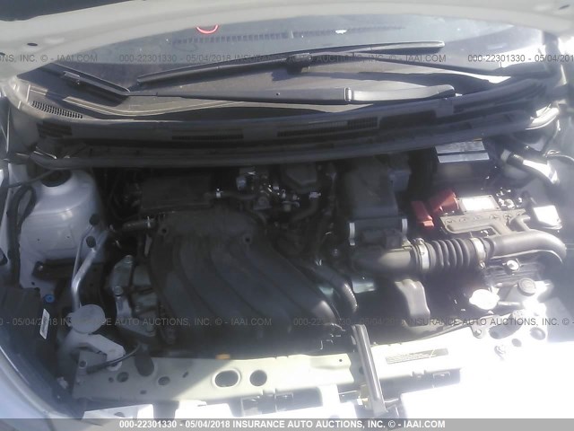 3N1CE2CPXGL367460 - 2016 NISSAN VERSA NOTE S/S PLUS/SV/SL/SR WHITE photo 10