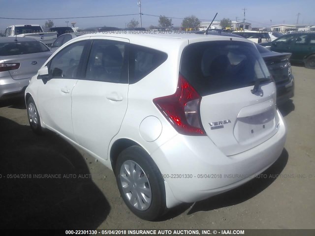 3N1CE2CPXGL367460 - 2016 NISSAN VERSA NOTE S/S PLUS/SV/SL/SR WHITE photo 3