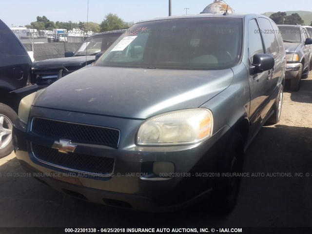 1GNDV03L65D268888 - 2005 CHEVROLET UPLANDER BLUE photo 2