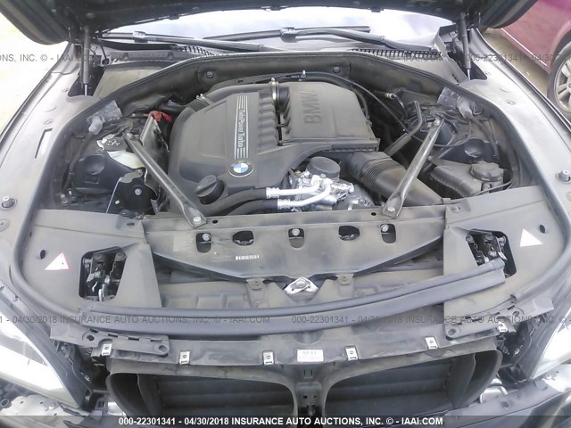 WBAYE4C5XED138368 - 2014 BMW 740 LI BLACK photo 10