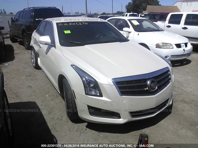 1G6AB5SX7E0167410 - 2014 CADILLAC ATS LUXURY WHITE photo 1