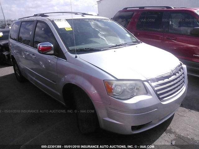 2A8HR54P78R788590 - 2008 CHRYSLER TOWN & COUNTRY TOURING SILVER photo 1