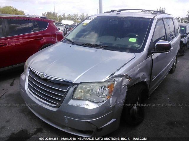 2A8HR54P78R788590 - 2008 CHRYSLER TOWN & COUNTRY TOURING SILVER photo 2