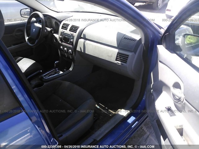 1B3LC46KX8N176171 - 2008 DODGE AVENGER SE BLUE photo 5