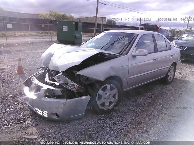 3N1CB51D46L523235 - 2006 NISSAN SENTRA 1.8/1.8S SILVER photo 2