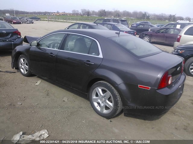 1G1ZB5E12BF250283 - 2011 CHEVROLET MALIBU LS 灰色 照片 3