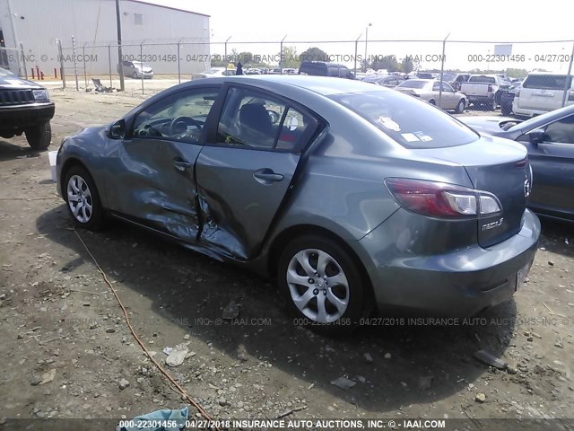 JM1BL1UF4C1507647 - 2012 MAZDA 3 I TEAL photo 3