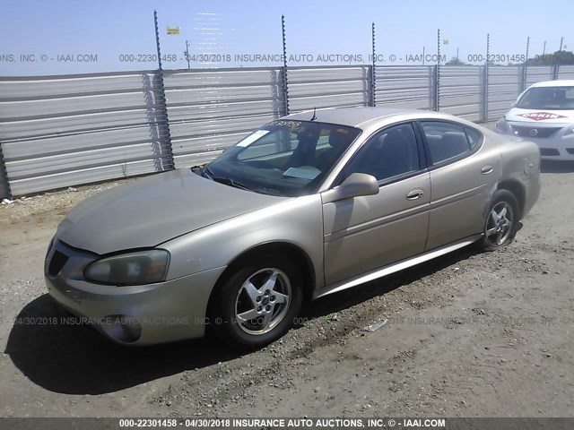 2G2WS522041238039 - 2004 PONTIAC GRAND PRIX GT2 GOLD photo 2