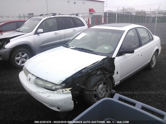 1G8ZJ5274VZ279574 - 1997 SATURN SL2 WHITE photo 2