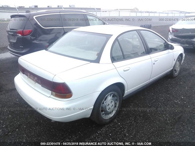 1G8ZJ5274VZ279574 - 1997 SATURN SL2 WHITE photo 4