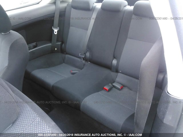 JTKDE167680248769 - 2008 TOYOTA SCION TC 银色 照片 8