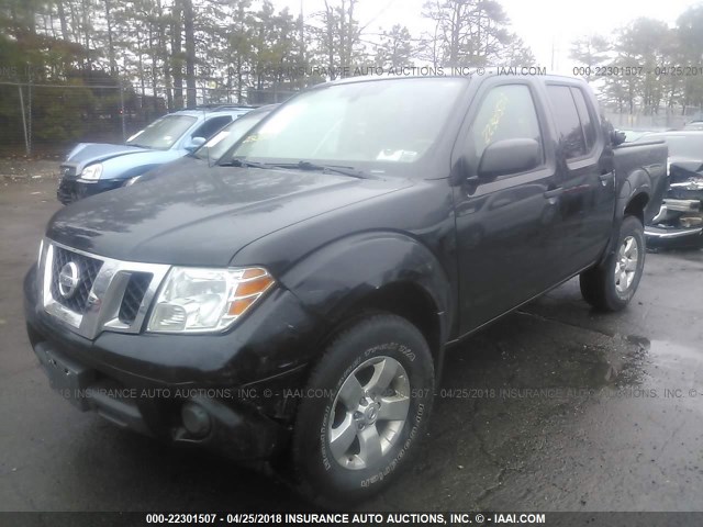 1N6AD0EV8CC453389 - 2012 NISSAN FRONTIER S/SV/SL/PRO-4X BLACK photo 2