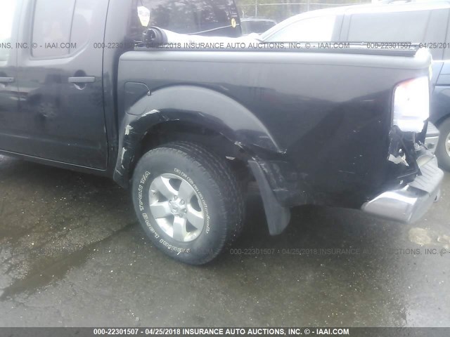 1N6AD0EV8CC453389 - 2012 NISSAN FRONTIER S/SV/SL/PRO-4X BLACK photo 6