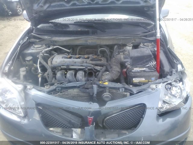 5Y2SL65827Z437148 - 2007 PONTIAC VIBE GRAY photo 10