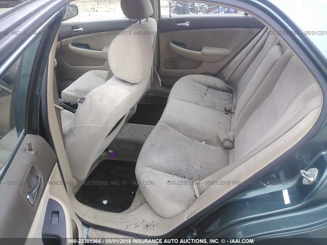 1HGCM56463A086312 - 2003 HONDA ACCORD LX GREEN photo 8