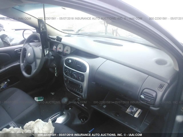 1B3ES56C65D266428 - 2005 DODGE NEON SXT GRAY photo 5