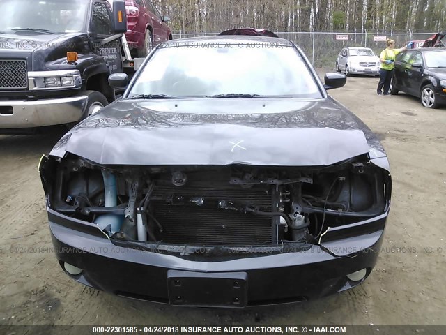 2B3LK53H27H668475 - 2007 DODGE CHARGER R/T BLACK photo 6