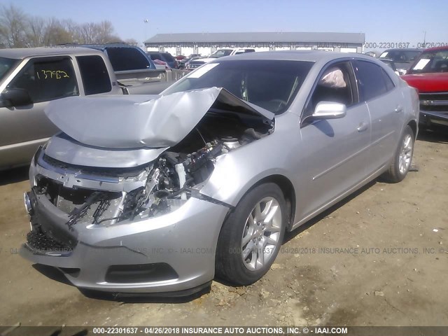 1G11C5SL3EF147412 - 2014 CHEVROLET MALIBU 1LT 银色 照片 2