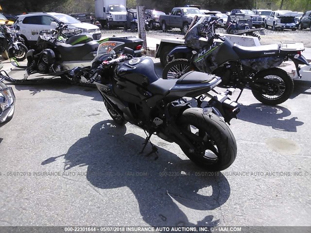 JKAZXCJ12CA011747 - 2012 KAWASAKI ZX1000 J BLACK photo 3