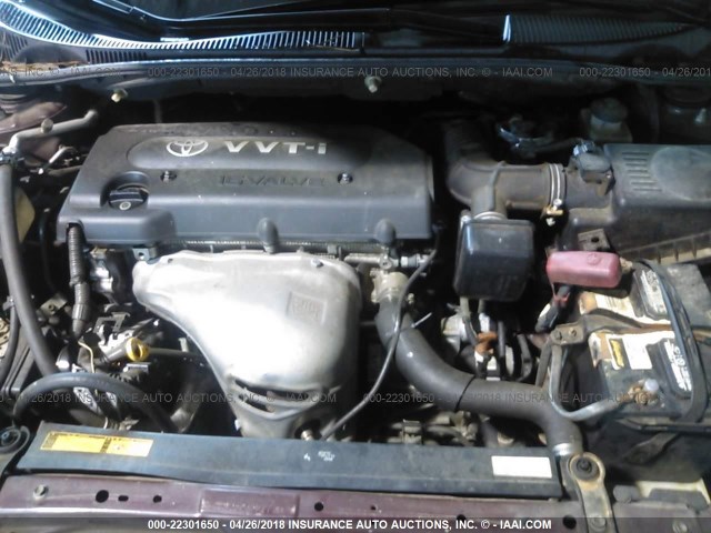 JTKDE177560083289 - 2006 TOYOTA SCION TC 栗色 照片 10