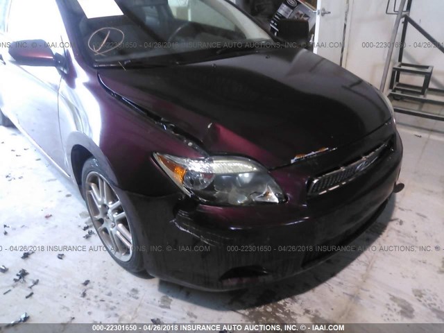 JTKDE177560083289 - 2006 TOYOTA SCION TC 栗色 照片 6
