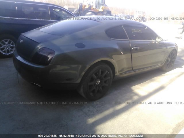 SCBCR63W95C028507 - 2005 BENTLEY CONTINENTAL GT GRAY photo 4