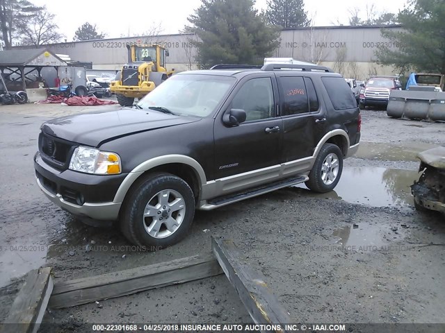 1FMDU74W45UA72229 - 2005 FORD EXPLORER EDDIE BAUER GRAY photo 2