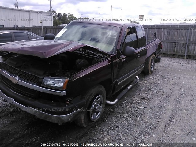 2GCEC19V131131576 - 2003 CHEVROLET SILVERADO C1500 MAROON photo 2