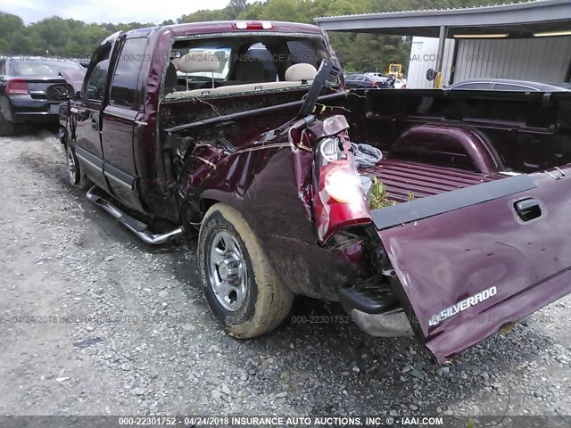 2GCEC19V131131576 - 2003 CHEVROLET SILVERADO C1500 MAROON photo 3