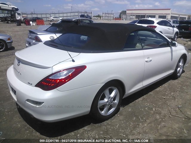 4T1FA38P17U120754 - 2007 TOYOTA CAMRY SOLARA SE/SLE თეთრი ფოტო 4