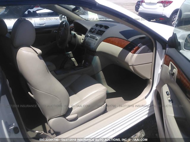 4T1FA38P17U120754 - 2007 TOYOTA CAMRY SOLARA SE/SLE თეთრი ფოტო 5