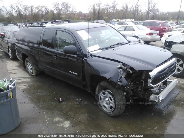 5TFTX4CN3DX025527 - 2013 TOYOTA TACOMA ACCESS CAB Schwarz Foto 1