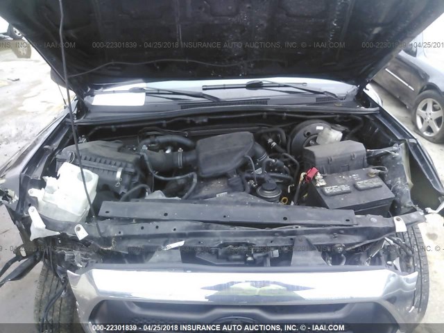 5TFTX4CN3DX025527 - 2013 TOYOTA TACOMA ACCESS CAB Schwarz Foto 10