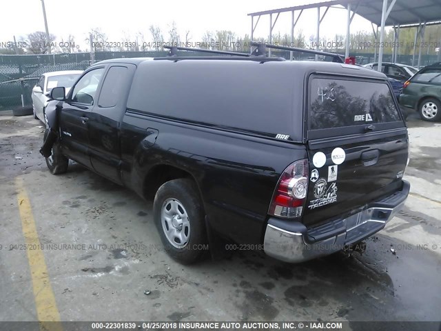 5TFTX4CN3DX025527 - 2013 TOYOTA TACOMA ACCESS CAB Schwarz Foto 3