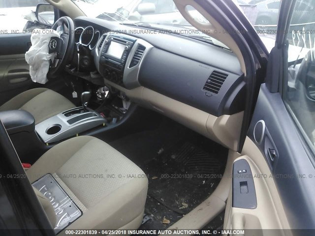 5TFTX4CN3DX025527 - 2013 TOYOTA TACOMA ACCESS CAB Schwarz Foto 5