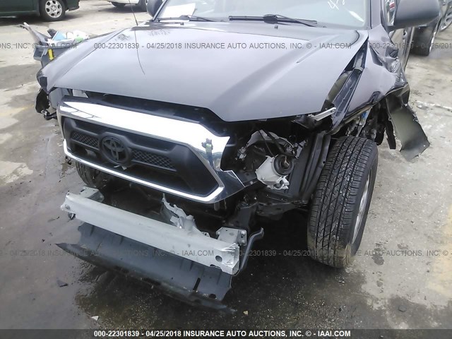 5TFTX4CN3DX025527 - 2013 TOYOTA TACOMA ACCESS CAB Schwarz Foto 6