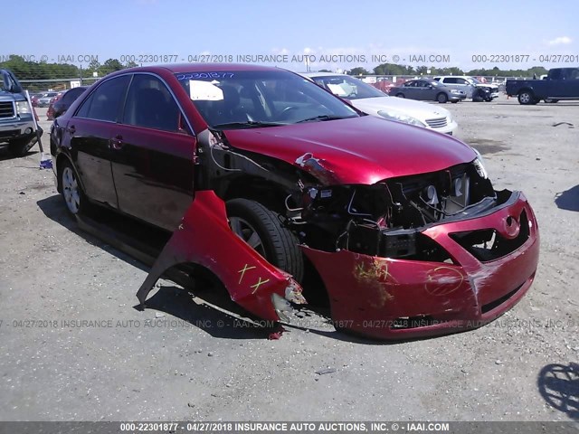 4T1BK46K67U003938 - 2007 TOYOTA CAMRY NEW GENERAT LE/XLE/SE RED photo 1