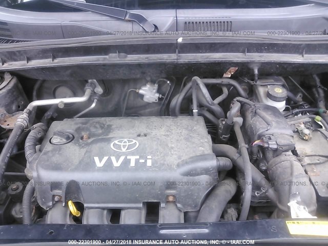 JTLKT334X64082485 - 2006 TOYOTA SCION XB BLACK photo 10