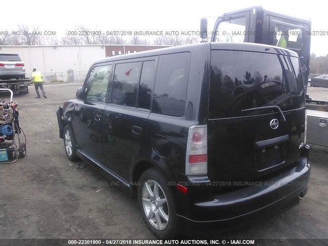 JTLKT334X64082485 - 2006 TOYOTA SCION XB BLACK photo 3
