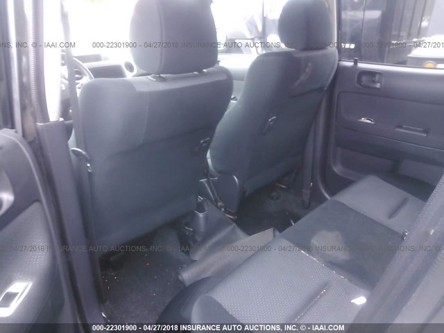 JTLKT334X64082485 - 2006 TOYOTA SCION XB BLACK photo 8