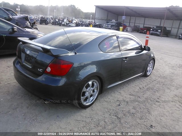 JTKDE177960094828 - 2006 TOYOTA SCION TC 灰色 照片 4