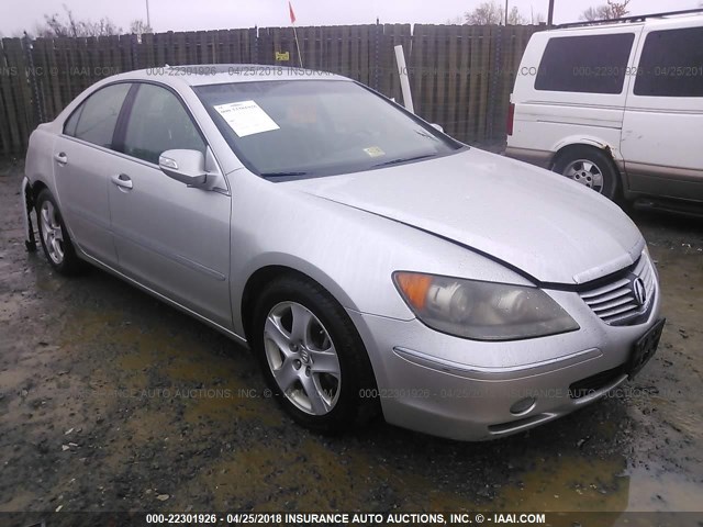 JH4KB16586C008512 - 2006 ACURA RL SILVER photo 1