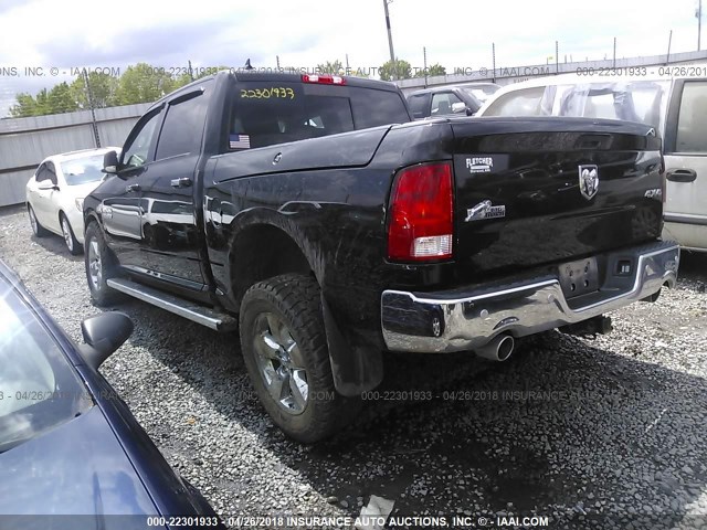 1C6RR7LT1HS627714 - 2017 RAM 1500 SLT BLACK photo 3